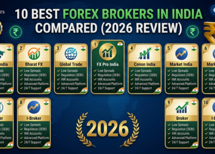 A detailed dashboard showing a best forex brokers in India for top currency trading accounts.