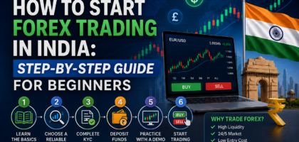 A complete beginner guide on how to start forex trading in India legally using SEBI approved brokers.