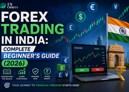 Step by step tutorial on Forex Trading in India for beginners showing currency charts